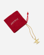 FUGAZI Anvil Necklace Gold – Pendant view 2