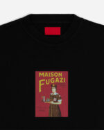 FUGAZI Rations Tee Black – Heavyweight view 2
