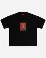 FUGAZI Rations Tee Black – Heavyweight front view