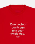 FUGAZI Nuke Tee Red – Heavyweight view 2
