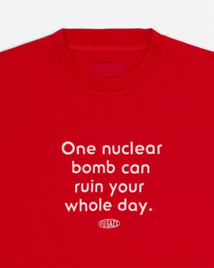 FUGAZI Nuke Tee Red – Heavyweight view 2