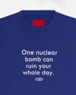 FUGAZI Nuke Tee Blue – Heavyweight view 2