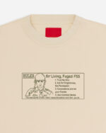 FUGAZI Diagram Tee Cream – Heavyweight view 2