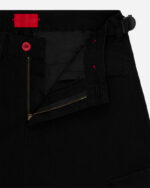 FUGAZI F-55 Baggy Cargo Shorts Black – Utility view 2