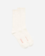FUGAZI Liner Knit Sock Cream – Knit Socks front view