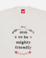 FUGAZI Mighty Friendly Paperthin Tee White – Slub Cotton view 2