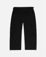 FUGAZI F-55 Baggy Cargo Pant Black – Utility view 3