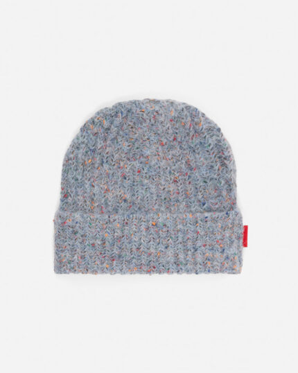 FUGAZI Moving Blanket Beanie Grey – Knit Beanie front view