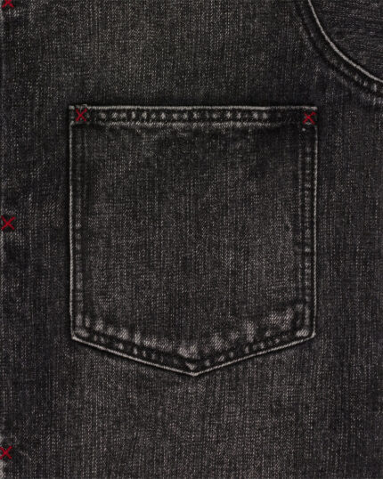 FUGAZI Good Jean Jacket Washed Black – Selvedge Denim view 2