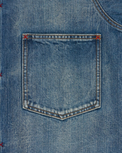 FUGAZI Good Jean Jacket Mud Washed – Selvedge Denim view 2