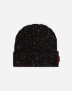 FUGAZI Moving Blanket Beanie Black – Knit Beanie front view
