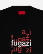 FUGAZI Asbestos Tee Black – Heavyweight view 2