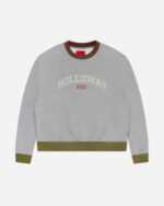 FUGAZI Alma Mater Crewneck Grey – Heavyweight front view