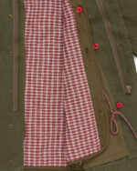 FUGAZI F-55 Field Jacket Olive – Herringbone view 3