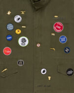 FUGAZI F-55 Field Jacket Olive – Herringbone view 2