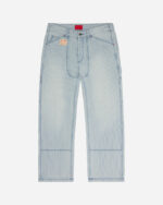 FUGAZI Hickory Stripe 1940 Pant Blue – Heavyweight front view