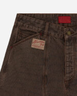 FUGAZI Hickory Stripe 1940 Pant Brown – Heavyweight view 2