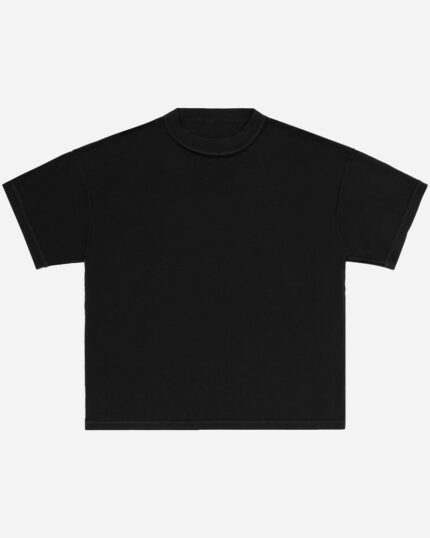 FUGAZI Inside Out Paperthin Tee Washed Black – Slub Cotton front view