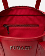 FUGAZI Leather Laundry Mini Bag Red – Leather Bag view 4