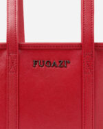 FUGAZI Leather Laundry Mini Bag Red – Leather Bag view 2