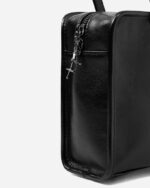 FUGAZI Leather Laundry Mini Bag Black – Leather Bag view 3