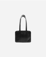 FUGAZI Leather Laundry Mini Bag Black – Leather Bag front view