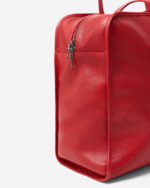 FUGAZI Leather Laundry Traveler Bag Red – Leather Bag view 3