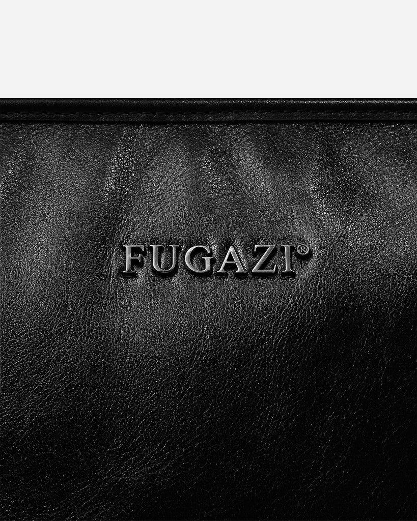 FUGAZI Leather Laundry Traveler Bag Black – Leather Bag view 2