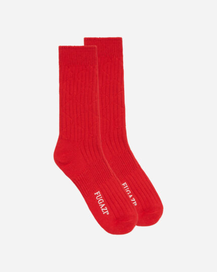 FUGAZI Liner Knit Sock Red – Knit Socks front view
