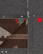 FUGAZI Moving Blanket Work Jacket Grey – Reversible view 3