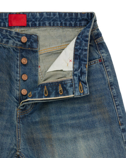 FUGAZI Good Denim Shorts Mud Washed – Heavyweight view 2