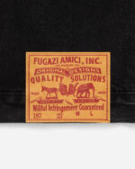 FUGAZI Novelty Denim Jacket Washed Black – Cropped view 6