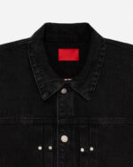 FUGAZI Novelty Denim Jacket Washed Black – Cropped view 2