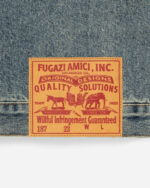 FUGAZI Novelty Denim Jacket Mud Washed – Cropped view 6