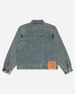 FUGAZI Novelty Denim Jacket Mud Washed – Cropped view 5