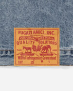 FUGAZI Novelty Denim Jacket Light Washed – Cropped view 6