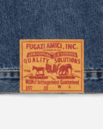 FUGAZI Novelty Denim Jacket Dark Washed – Cropped view 6