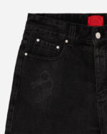 FUGAZI Novelty Jeans Washed Black – Baggy Fit view 2