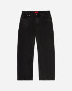 FUGAZI Novelty Jeans Washed Black – Baggy Fit front view