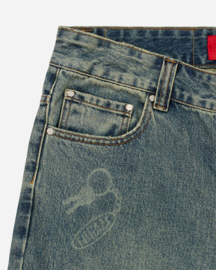 FUGAZI Novelty Jeans Mud Washed – Baggy Fit view 2