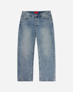 FUGAZI Novelty Jeans Light Washed – Baggy Fit front view