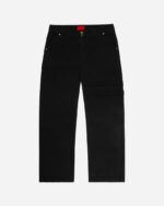 FUGAZI Shotgun Pant Black – Heavyweight front view