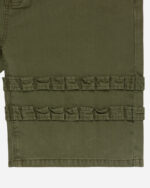 FUGAZI Shotgun Shorts Olive – Heavyweight view 3