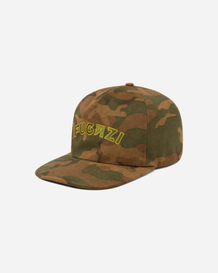 FUGAZI Test Camo Hat Woodland – Camo Cap front view