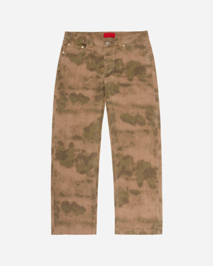 FUGAZI Test Camo Pant Sand – Military front view