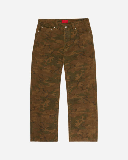 FUGAZI Test Camo Pant Woodland – Military front view