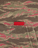 FUGAZI Washed Tiger Camo Zip Hoodie – Olive view 2