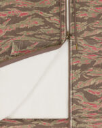 FUGAZI Washed Tiger Camo Zip Hoodie – Olive view 3