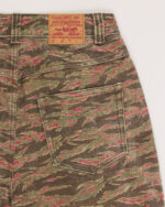 FUGAZI Washed Tiger Camo Work Pant Olive – Heavyweight view 4