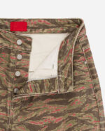FUGAZI Washed Tiger Camo Work Pant Olive – Heavyweight view 2
